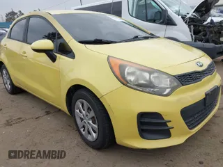 2016 Kia Rio LX with VIN KNADM5A33G6675776, listed as a IAAI auction lot 41894377 with 75,188 mi miles. Bid and sale history available at carsss.com. Image 1.