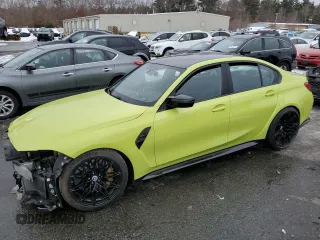 2021 BMW M3 Competition с VIN WBS33AY07MFK56940, выставлен на аукционе Copart как лот 44297795 с пробегом Не указан миль и На запчасти • Non repairable. История ставок и продаж доступна на DreamBid. Изображение 1.