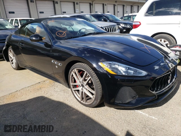 2018 Maserati GranTurismo Sport z VIN ZAM45VMA9J0295535, wystawiony jako Copart lot #60956572 z przebiegiem 27 487 mil mil oraz . Historia ofert i sprzedaży dostępna na DreamBid. Obrazek 1.