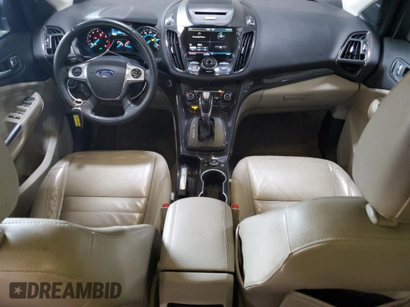 2015 Ford Escape Titanium with VIN 1FMCU9J95FUC36112, listed as a Copart auction lot 61374015 with 111,041 mi miles and Salvage title. Bid and sale history available at DreamBid. Image 8.