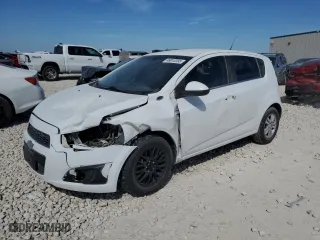 2014 Chevrolet Sonic LT with VIN 1G1JC6SGXE4117408, listed as a Copart auction lot 46913395 with 88,799 mi miles and Salvage Title. Bid and sale history available at carsss.com. Image 1.