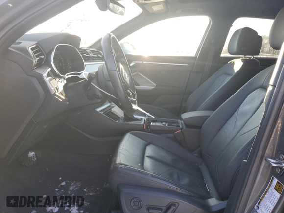 2019 Audi Q3 S line Premium Plus with VIN WA1EECF37K1082746, listed as a Copart auction lot 86808884 with 43,252 mi miles and Salvage Title. Bid and sale history available at carsss.com. Image 7.