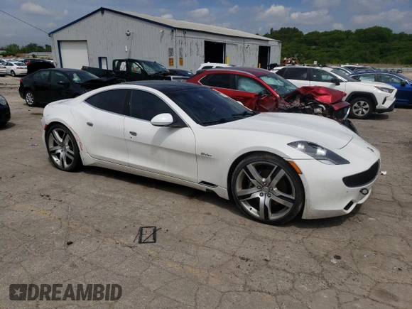 2012 Fisker Karma EcoSport z VIN YH4K14AA4CA001399, wystawiony jako Copart lot #58795325 z przebiegiem Nie podano mil oraz Czysty tytuł • Clean title. Historia ofert i sprzedaży dostępna na DreamBid. Obrazek 4.