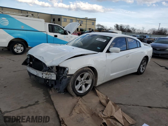 2013 Dodge Charger SE z VIN 2C3CDXBG2DH596898, wystawiony jako Copart lot #45524265 z przebiegiem 217 115 mil mil oraz Szkoda całkowita • Salvage title. Historia ofert i sprzedaży dostępna na DreamBid. Obrazek 1.