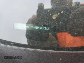 2023 Honda Civic Sport with VIN 19XFL2H83PE007243, listed as a Copart auction lot 47682685 with Not Provided miles and Salvage Title. Bid and sale history available at DreamBid. Image 13.