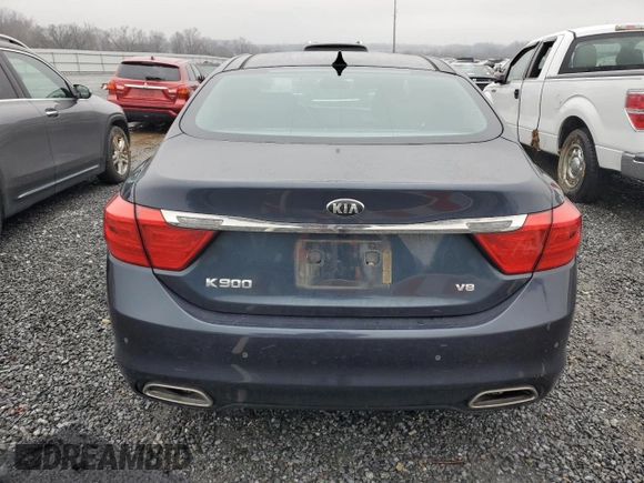 2015 Kia K900 Luxury with VIN KNALW4D49F6020752, listed as a Copart auction lot 87214904 with 94,793 mi miles and Salvage Title. Bid and sale history available at carsss.com. Image 6.