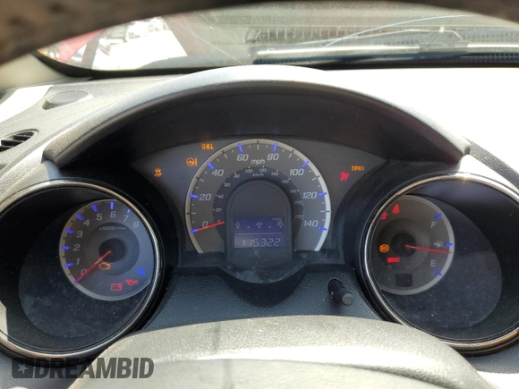 2013 Honda Fit Sport с VIN JHMGE8H57DC071259, выставлен на аукционе Copart как лот 55482135 с пробегом 115 322 миль миль и Списание • Salvage title. История ставок и продаж доступна на DreamBid. Изображение 9.
