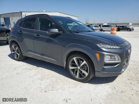 2018 Hyundai Kona Ultimate with VIN KM8K53A59JU105843, listed as a Copart auction lot 49783235 with 144,126 mi miles and Clean Title. Bid and sale history available at carsss.com. Image 4.