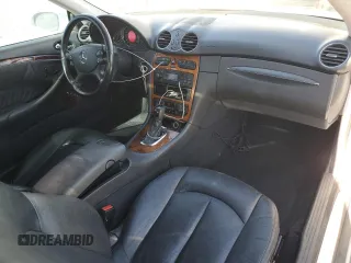 2003 Mercedes-Benz CLK 320 with VIN WDBTJ65J43F018421, listed as a Copart auction lot 77991554 with 198,225 mi miles and Salvage Title. Bid and sale history available at DreamBid. Image 8.