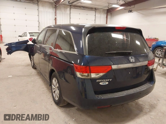 2014 Honda Odyssey EX with VIN 5FNRL5H48EB096987, listed as a IAAI auction lot 42039652 with 108,851 mi miles and . Bid and sale history available at carsss.com. Image 3.