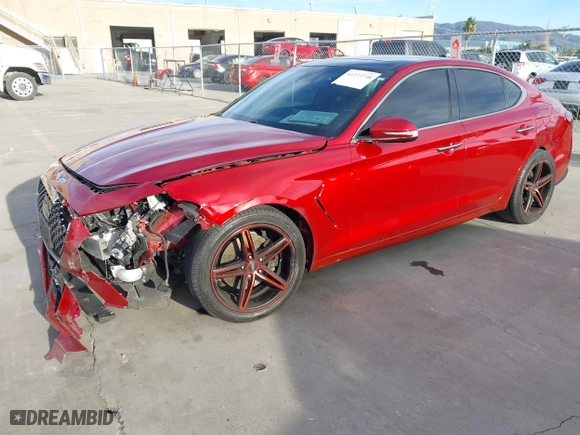 2020 Genesis G70 2.0T with VIN KMTG44LA7LU045224, listed as a IAAI auction lot 41273738 with 31,101 mi miles. Bid and sale history available at carsss.com. Image 17.