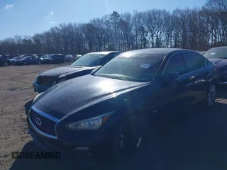 2014 Infiniti Q50 Hybrid Sport with VIN JN1AV7AP9EM691834, listed as a IAAI auction lot 41703454 with Not Provided miles and . Bid and sale history available at DreamBid. Image 16.