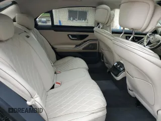 2022 Mercedes-Benz S 500 with VIN W1K6G6DB0NA088382, listed as a Copart auction lot 55065765 with 19,866 mi miles and Salvage Title. Bid and sale history available at DreamBid. Image 10.