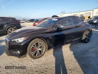 2019 Infiniti Q60 Luxe with VIN JN1EV7EL2KM290162, listed as a Copart auction lot 87421264 with 64,537 mi miles and Salvage title. Bid and sale history available at DreamBid. Image 1.