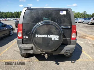 2009 Hummer H3 SUV with VIN 5GTEN13E098160892, listed as a Copart auction lot 74005344 with 224,542 mi miles and Salvage Title. Bid and sale history available at carsss.com. Image 6.