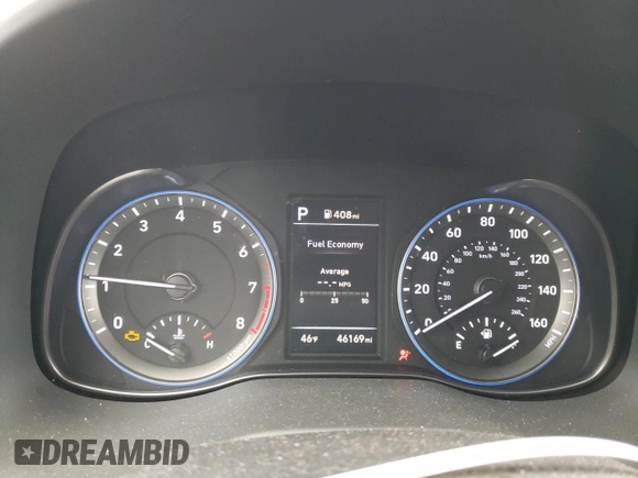 2020 Hyundai Kona Limited with VIN KM8K33A58LU399910, listed as a Copart auction lot 49695345 with 46,169 mi miles and Salvage Title. Bid and sale history available at carsss.com. Image 9.