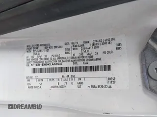 2019 Ford Ranger XL with VIN 1FTER1EH9KLA60537, listed as a IAAI auction lot 41570628 with 151,013 mi miles. Bid and sale history available at carsss.com. Image 9.