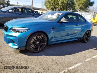 2018 BMW M2 with VIN WBS1J5C5XJVD36759, listed as a Copart auction lot 81951654 with 41,701 mi miles and Salvage Title. Bid and sale history available at carsss.com. Image 1.