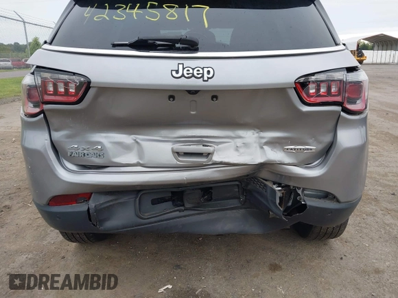 2018 Jeep Compass Altitude с VIN 3C4NJDBB0JT135993, выставлен на аукционе IAAI как лот 42345817 с пробегом 69 892 миль миль и . История ставок и продаж доступна на DreamBid. Изображение 6.