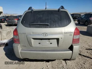 2007 Hyundai Tucson SE with VIN KM8JN12D27U493464, listed as a Copart auction lot 47268715 with 174,474 mi miles and Salvage Title. Bid and sale history available at carsss.com. Image 6.