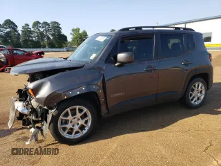 2021 Jeep Renegade Latitude z VIN ZACNJCBB8MPN10063, wystawiony jako Copart lot #52329315 z przebiegiem 55 326 mil mil oraz Szkoda całkowita • Salvage title. Historia ofert i sprzedaży dostępna na DreamBid. Obrazek 1.