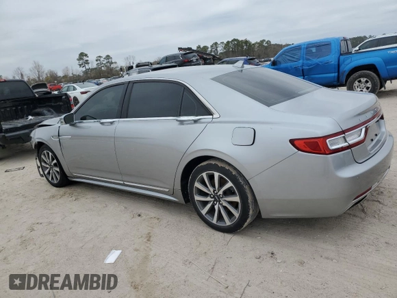 2020 Lincoln Continental Standard with VIN 1LN6L9PK7L5603088, listed as a Copart auction lot 42013595 with 55,373 mi miles and Salvage Title. Bid and sale history available at carsss.com. Image 2.