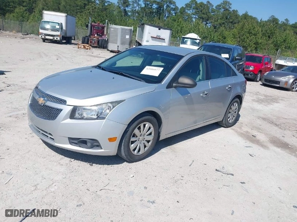 2011 Chevrolet Cruze LS with VIN 1G1PC5SH8B7139124, listed as a IAAI auction lot 42006077 with 126,787 mi miles. Bid and sale history available at carsss.com. Image 2.