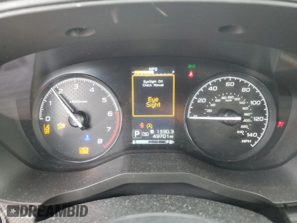 2020 Subaru Forester with VIN JF2SKADC6LH517257, listed as a Copart auction lot 56101505 with 49,701 mi miles and Salvage title. Bid and sale history available at DreamBid. Image 9.