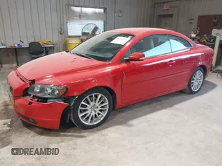 2007 Volvo C70 with VIN YV1MC68207J023648, listed as a IAAI auction lot 41281499 with 116,845 mi miles. Bid and sale history available at carsss.com. Image 2.