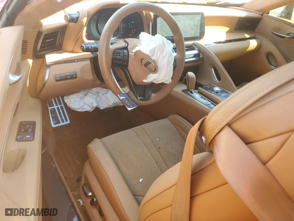 2024 Lexus LC with VIN JTHBY5AYXRA002606, listed as a Copart auction lot 74554254 with 8,439 mi miles and Salvage Title. Bid and sale history available at carsss.com. Image 8.