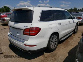2018 Mercedes-Benz GLS 450 with VIN 4JGDF6EE6JB089646, listed as a Copart auction lot 59665543 with 56,351 mi miles and . Bid and sale history available at DreamBid. Image 3.