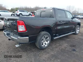 2019 Ram 1500 Big Horn with VIN 1C6SRFFT6KN623770, listed as a IAAI auction lot 41887518 with 46,917 mi miles and . Bid and sale history available at DreamBid. Image 4.