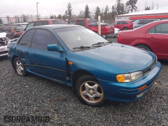 1995 Subaru Impreza with VIN JF1GM6554SH410188, listed as a IAAI auction lot 41871666 with 93,483 mi miles and . Bid and sale history available at DreamBid. Image 1.