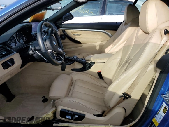 2016 BMW 4 Series 435i z VIN WBA3T3C53G5A42317, wystawiony jako Copart lot #76802504 z przebiegiem Nie podano mil oraz Nie do naprawy • Non repairable. Historia ofert i sprzedaży dostępna na DreamBid. Obrazek 7.
