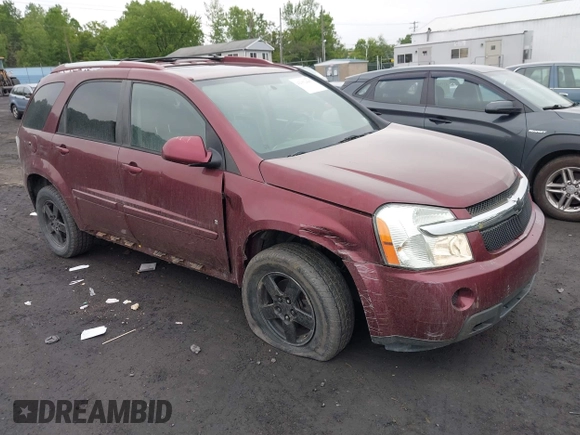 2008 Chevrolet Equinox LT z VIN 2CNDL43F686312418, wystawiony jako IAAI lot #42352445 z przebiegiem 179 852 mil mil oraz . Historia ofert i sprzedaży dostępna na DreamBid. Obrazek 1.