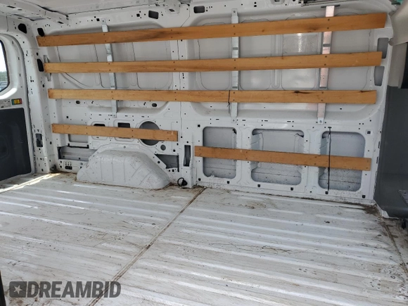 2021 Ford Transit Cargo with VIN 1FTBR1Y84MKA35617, listed as a Copart auction lot 56629234 with Not provided miles and . Bid and sale history available at DreamBid. Image 11.