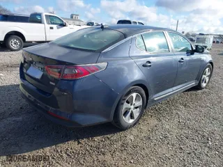 2014 Kia Optima Hybrid LX with VIN KNAGM4AD0E5064574, listed as a IAAI auction lot 41773748 with 250,994 mi miles. Bid and sale history available at carsss.com. Image 4.