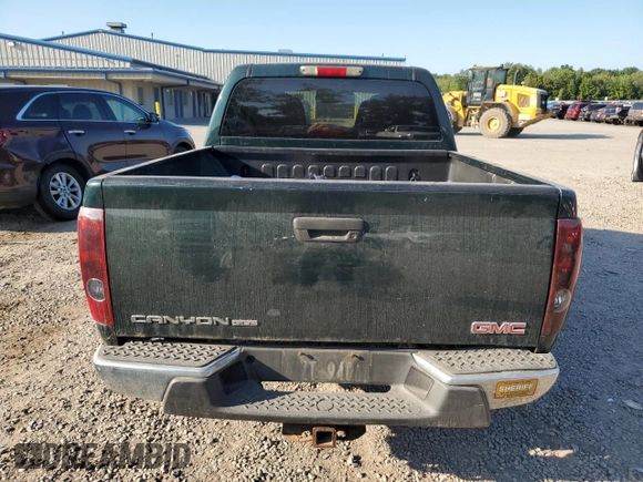 2005 GMC Canyon 1SF SLE Z71 with VIN 1GTDT136558165727, listed as a Copart auction lot 71416414 with 124,674 mi miles and Clean Title. Bid and sale history available at carsss.com. Image 6.