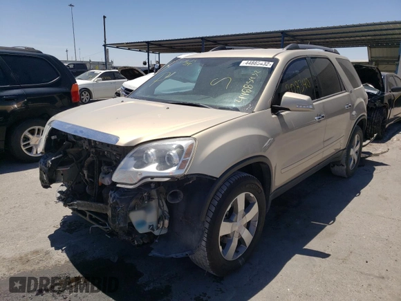 2012 GMC Acadia SLT1 with VIN 1GKKRRED9CJ150304, listed as a Copart auction lot 44885432 with 208,340 mi miles and Salvage Title. Bid and sale history available at carsss.com. Image 2.