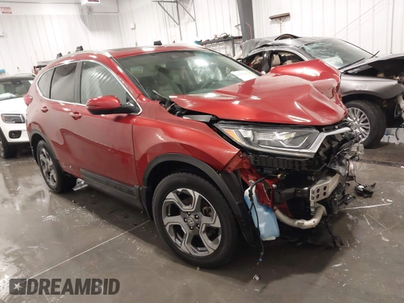 2018 Honda CR-V EX with VIN 2HKRW2H55JH661562, listed as a IAAI auction lot 41925429 with 112,575 mi miles and . Bid and sale history available at DreamBid. Image 1.
