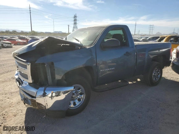 2012 Chevrolet Silverado 1500 Work Truck with VIN 1GCNCPEA0CZ320118, listed as a Copart auction lot 76294634 with 0 mi miles and Salvage Title. Bid and sale history available at carsss.com. Image 1.