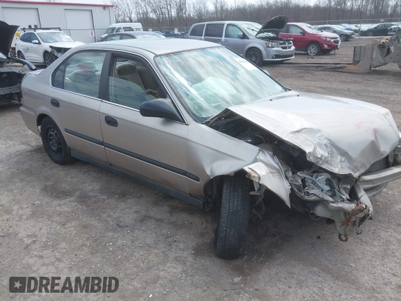 2000 Honda Civic LX with VIN 1HGEJ6670YL030749, listed as a IAAI auction lot 42112694 with 153,903 mi miles. Bid and sale history available at carsss.com. Image 1.