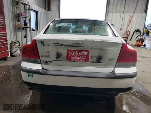 2004 Volvo S60 with VIN YV1RS59V642320098, listed as a Copart auction lot 50373735 with 0 mi miles and Salvage Title. Bid and sale history available at carsss.com. Image 6.