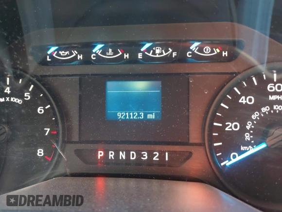 2016 Ford F-150 XL with VIN 1FTMF1C87GKD33883, listed as a IAAI auction lot 41321940 with 92,112 mi miles. Bid and sale history available at carsss.com. Image 7.