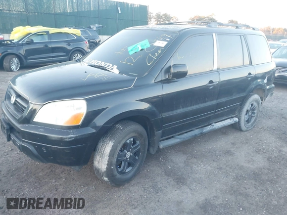 2003 Honda Pilot EX with VIN 2HKYF18423H506550, listed as a IAAI auction lot 41766510 with 999,999 mi miles. Bid and sale history available at carsss.com. Image 2.