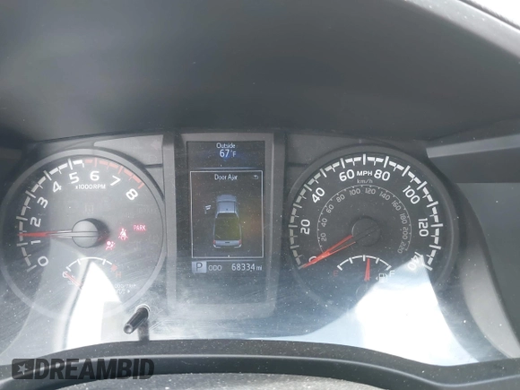 2019 Toyota Tacoma SR with VIN 5TFSX5EN4KX070181, listed as a IAAI auction lot 42318751 with 68,334 mi miles and . Bid and sale history available at DreamBid. Image 7.