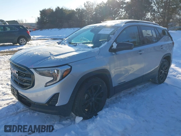 2021 GMC Terrain SLE with VIN 3GKALMEV7ML319092, listed as a IAAI auction lot 41326649 with 34,000 mi miles and . Bid and sale history available at carsss.com. Image 17.