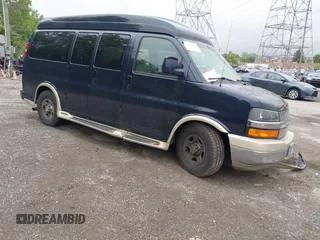 2007 Chevrolet Express Passenger z VIN 1GBFG15TX71221676, wystawiony jako IAAI lot #42174508 z przebiegiem 182 063 mil mil oraz . Historia ofert i sprzedaży dostępna na DreamBid. Obrazek 1.
