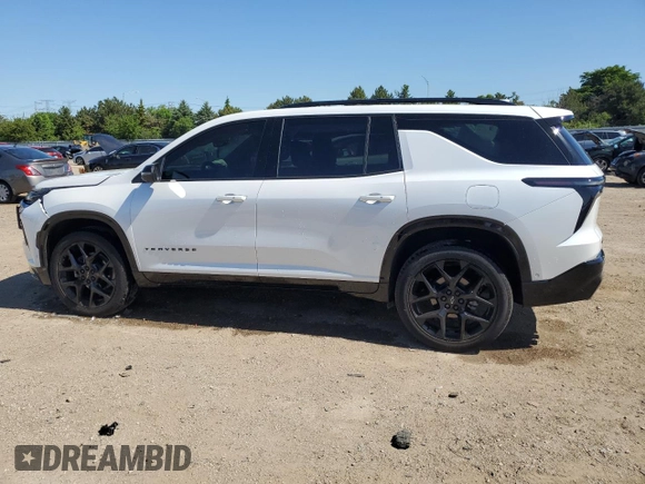 2024 Chevrolet Traverse AWD RS with VIN 1GNEVLKS5RJ196152, listed as a Copart auction lot 58119935 with 13,975 mi miles and Salvage title. Bid and sale history available at DreamBid. Image 2.