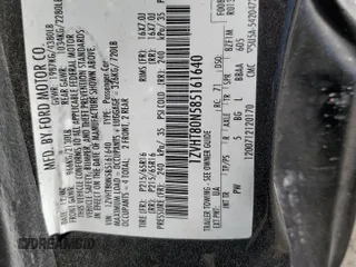 2008 Ford Mustang Deluxe with VIN 1ZVHT80N585161640, listed as a Copart auction lot 58760115 with 137,333 mi miles and Salvage title. Bid and sale history available at DreamBid. Image 12.